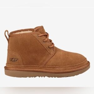 UGG Chestnut Suede Lace-Up Boots